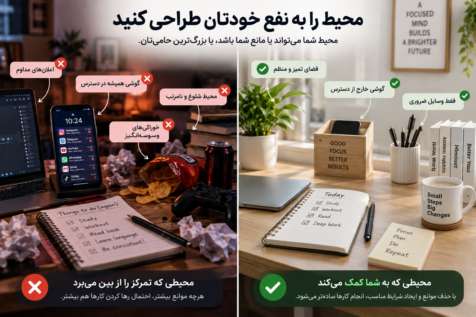ثبات در انجام کارها و ایجاد استمرار و نظم پایدار